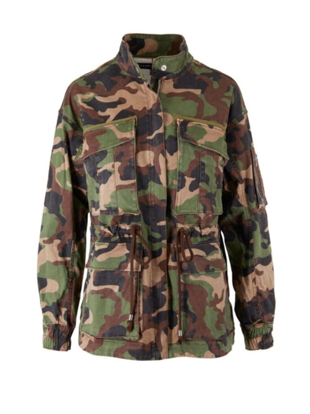 Veronica Beard Summer Anorak Camo Jacket Coat Size XS